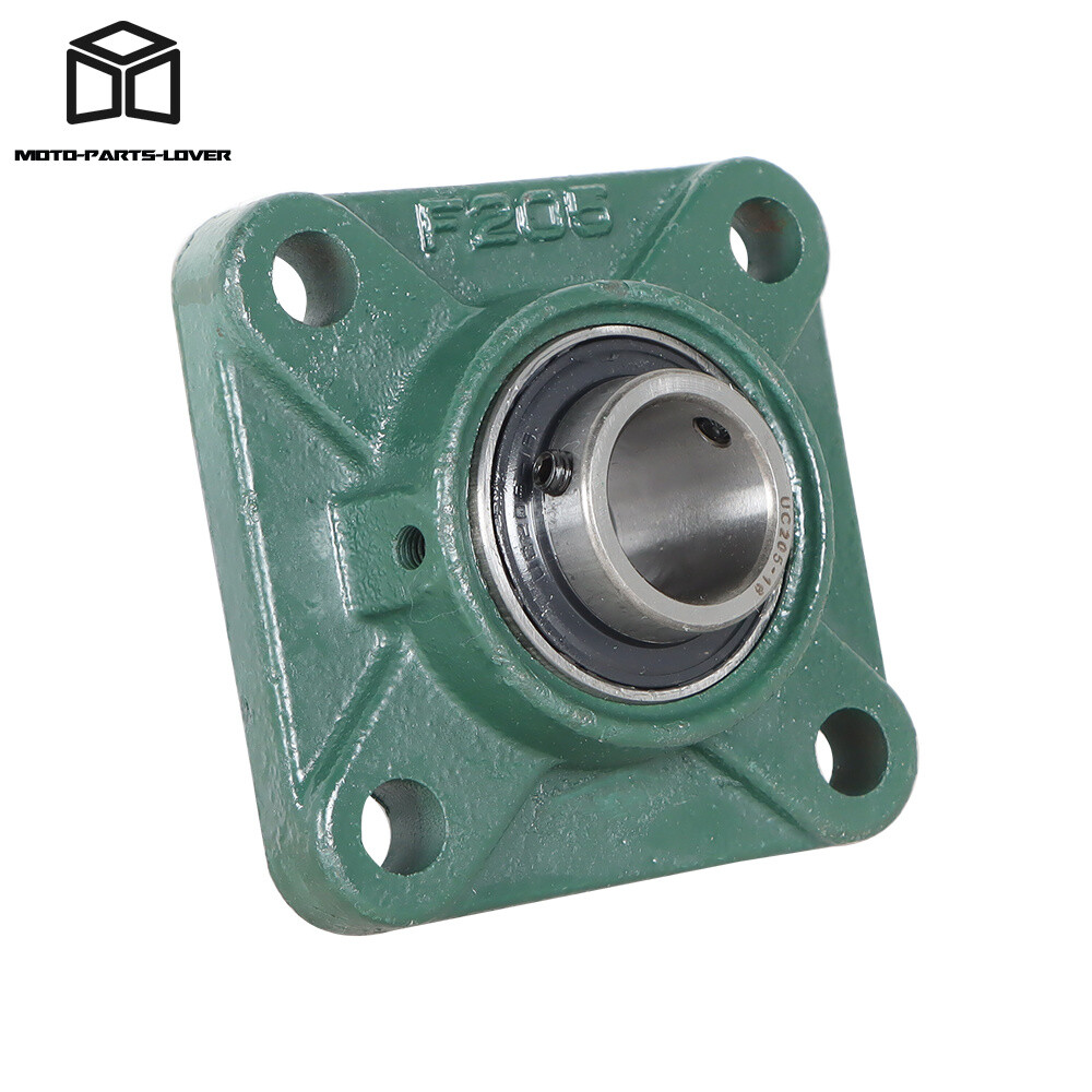 10 pcs UCF205-16 Pillow Block Flange Bearing 1″ Bore 4 Bolt Solid Base