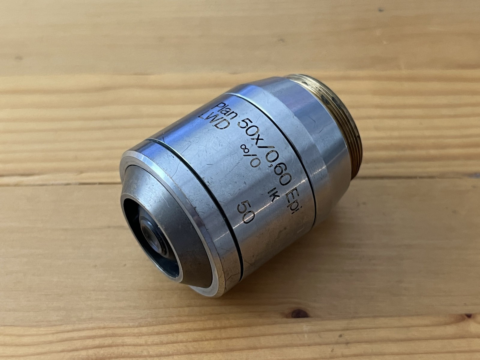 Reichert-Jung Austria 50 Plan 50x / 0.60 Epi IK LWD Microscope Objective Lens
