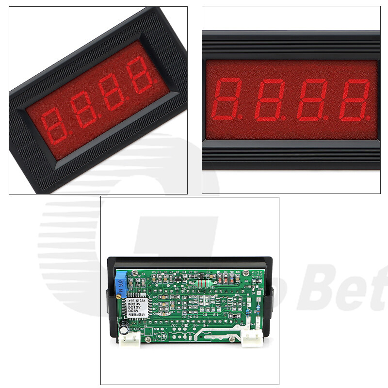 DC Digital Voltmeter Ammeter 3 1/2 Digit LED Display Panel Tester 0-1000V 1000A