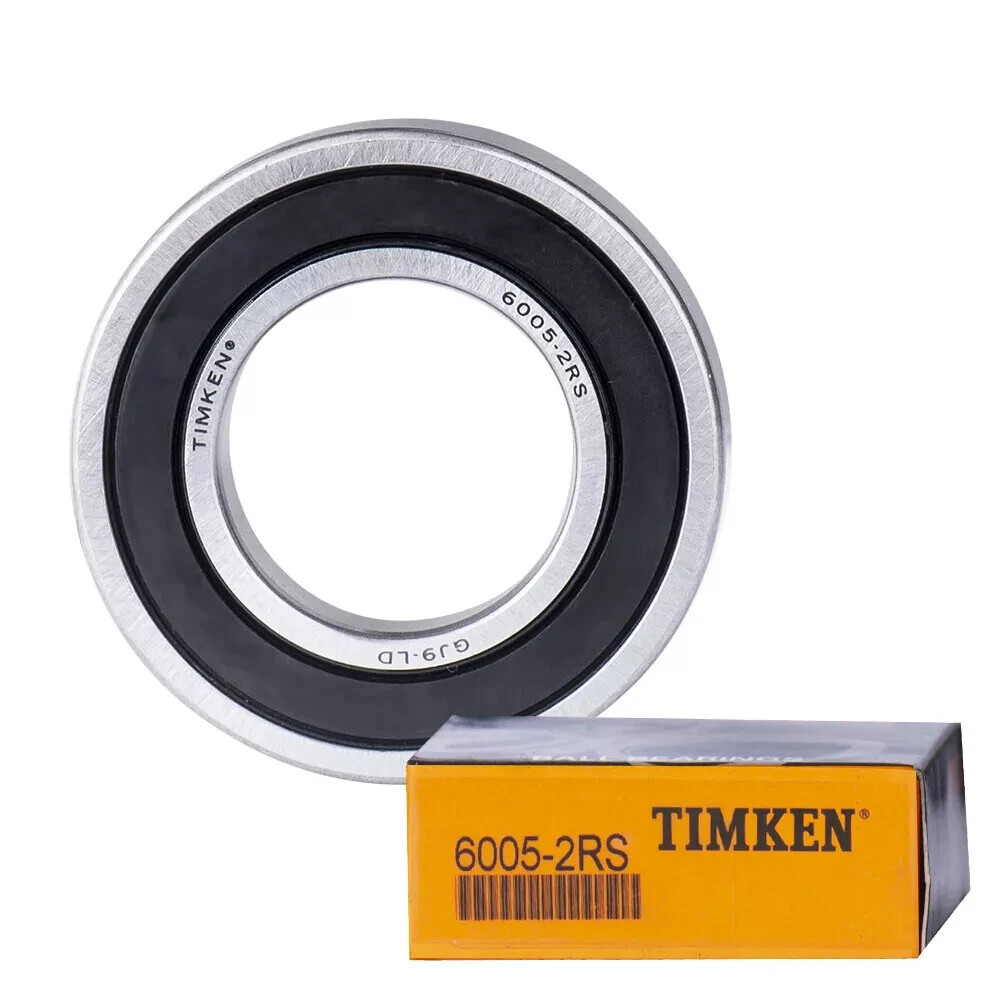 4PACK 6005-2RS TIMKEN Brand 25X47X12MM Double Rubber Seal Ball Bearings 6005RS
