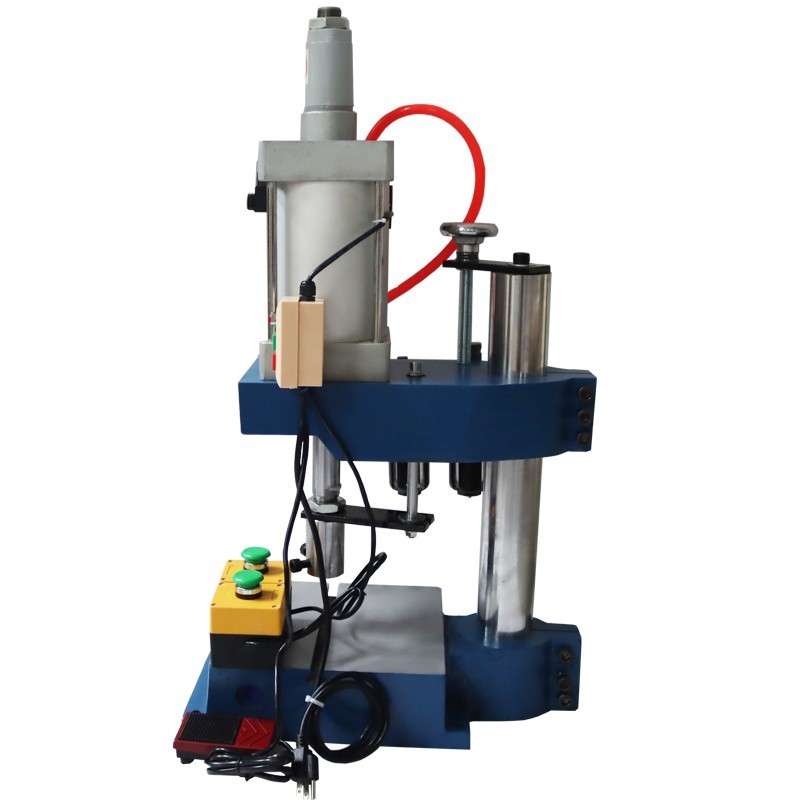 1763Lbs/800kg Pneumatic Punch Machine Punch Press 110V 3.9-1.9in Double Button