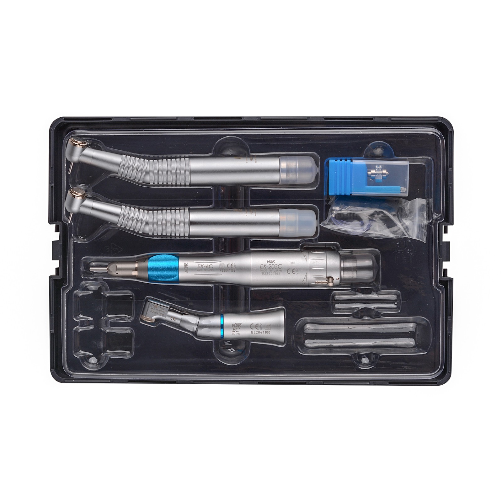 2 Kavo LED High Speed Handpieces + 1 NSK Low Speed Handpiece Kit 2 Hole US STOCK