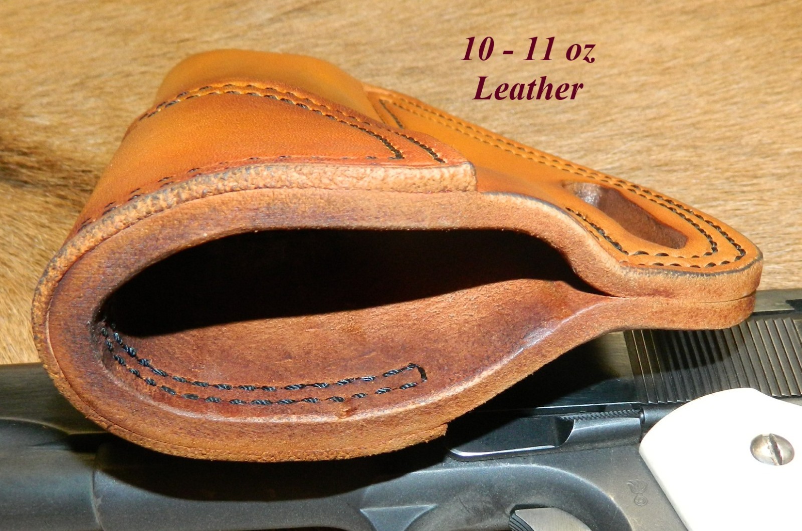 Gary C’s Leather Avenger OWB RightHand HOLSTER 1911 Government 5″ & clones