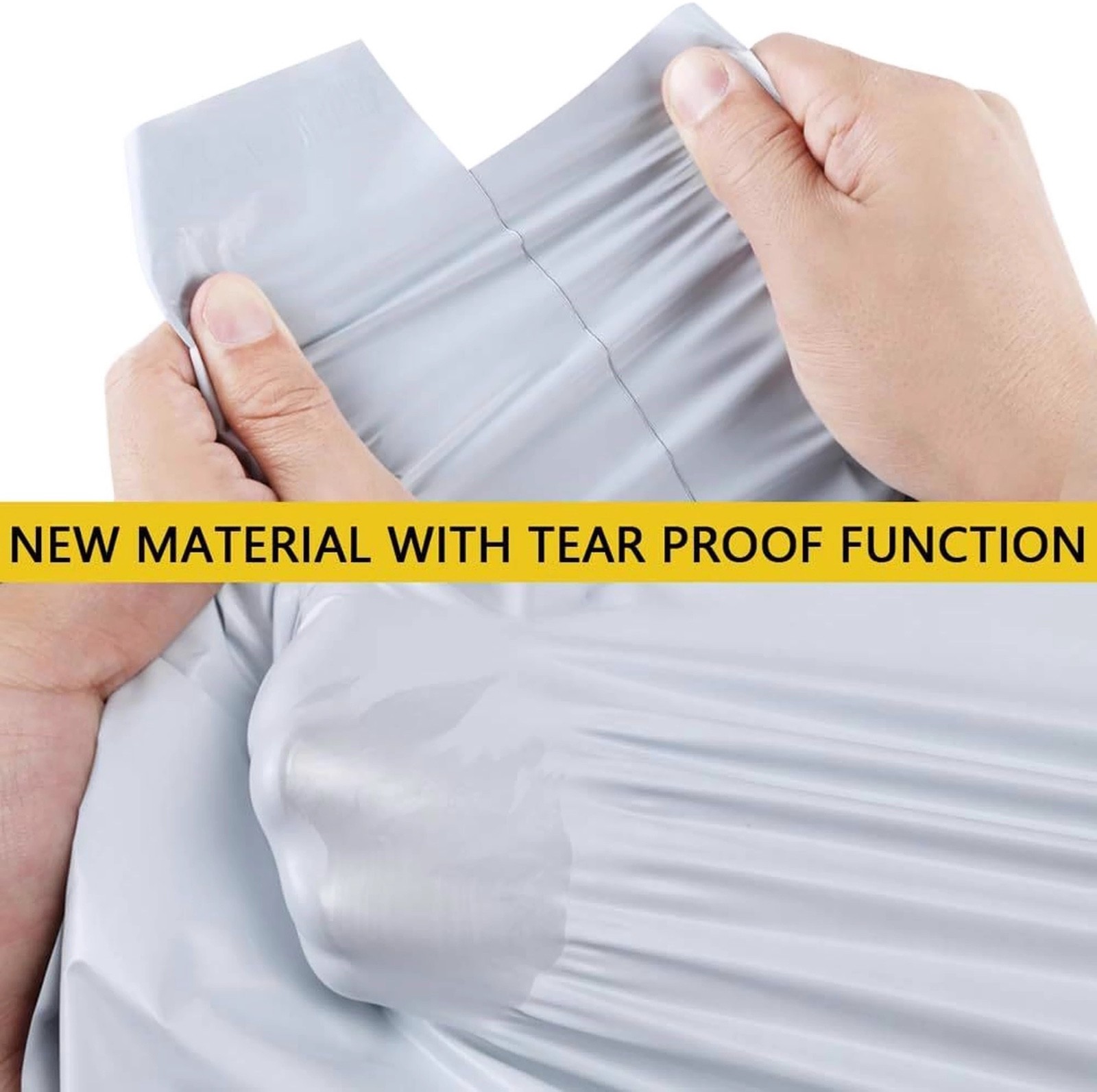 «50 COUNT» LARGE POLY MAILERS 19″x24″ White, SELF SEALING SHIPPING BAGS, 2.5 MIL