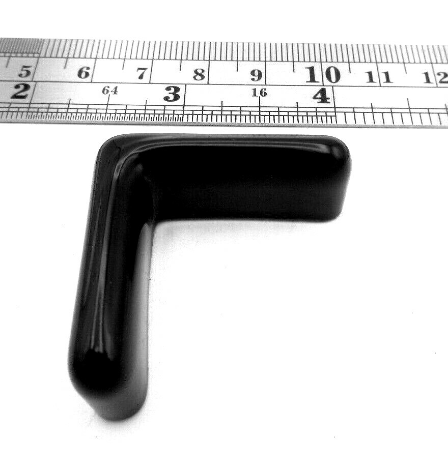 1 1/4″ x 1 1/4″ Angle Iron End Cap Cover Push-On Fit 1/8″ Thick Metal 1/2″ Cover