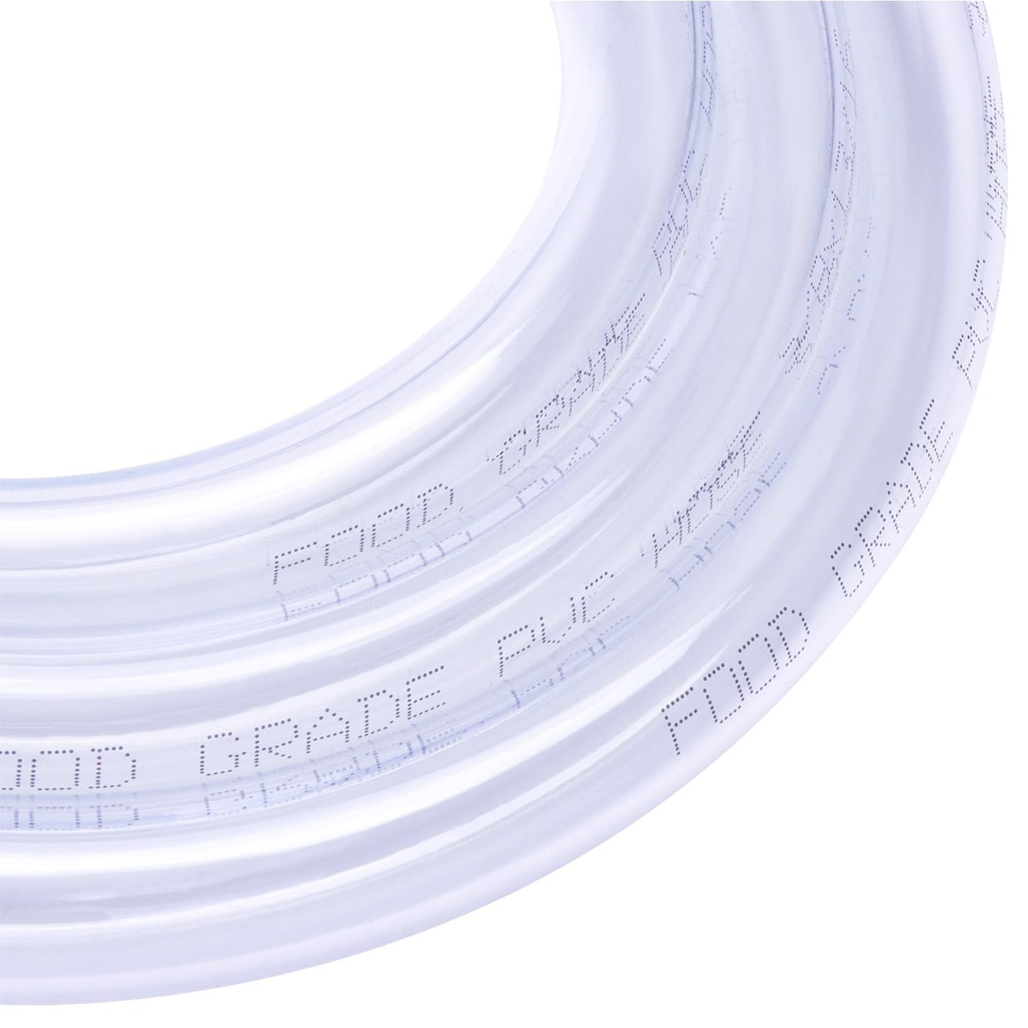 Non-Toxic 5FT Food Grade Clear Vinyl Hose – 5/8″ID x 13/16″OD Flexible Tubing