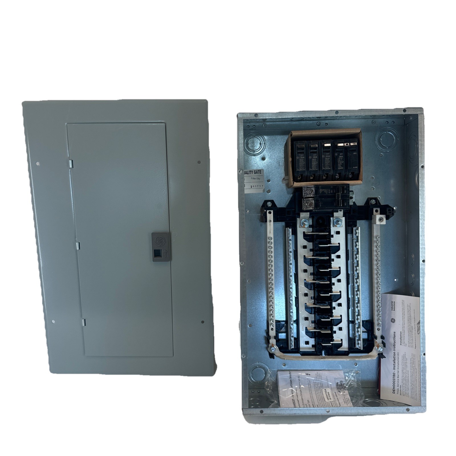 GE 100 Amp 20-Space 20-Circuit Main Breaker Indoor Contractor Kit TM2010CCUBK1