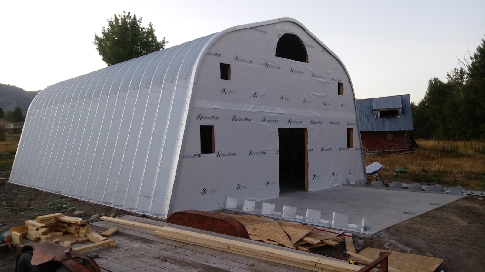 30x36x16 Steel DuroSPAN Building Off Grid Home Shop Open Ends Factory DiRECT