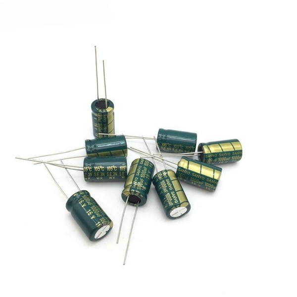 100uF 50V Low ESR Electrolytic Capacitor 105C Radial High Freq 5pk 10pk 25pk