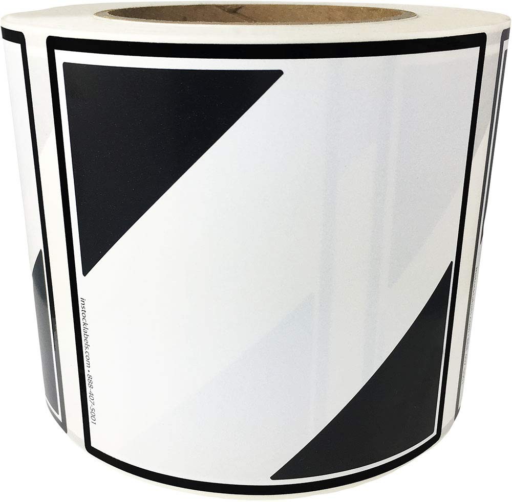 InStockLabels Limited Quantity D.O.T. Labels, 4 x 4 Inch, 500 Count