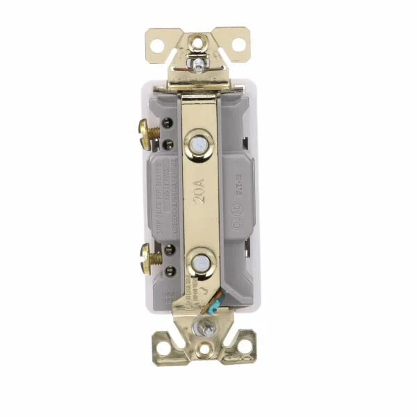 EATON COOPER 7621W COMM GRADE DECORATOR ROCKER SWITCH 20A 120/277V WHITE PICKQTY