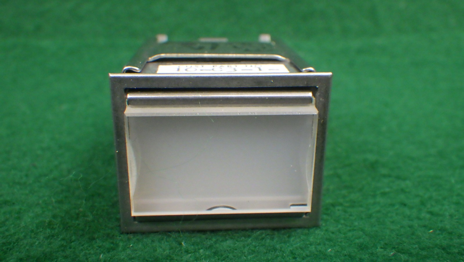 NOS MSC Lighted Pushbutton Panel Switch 10C3-1-R-G-Z-0-0 Neon? 1960s-1970s