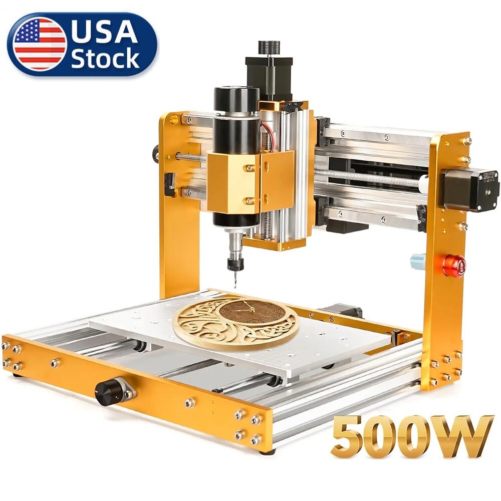 LUNYEE 3018 Pro Ultra 500W CNC Router Engraver Machine for Metal Wood Acrylic
