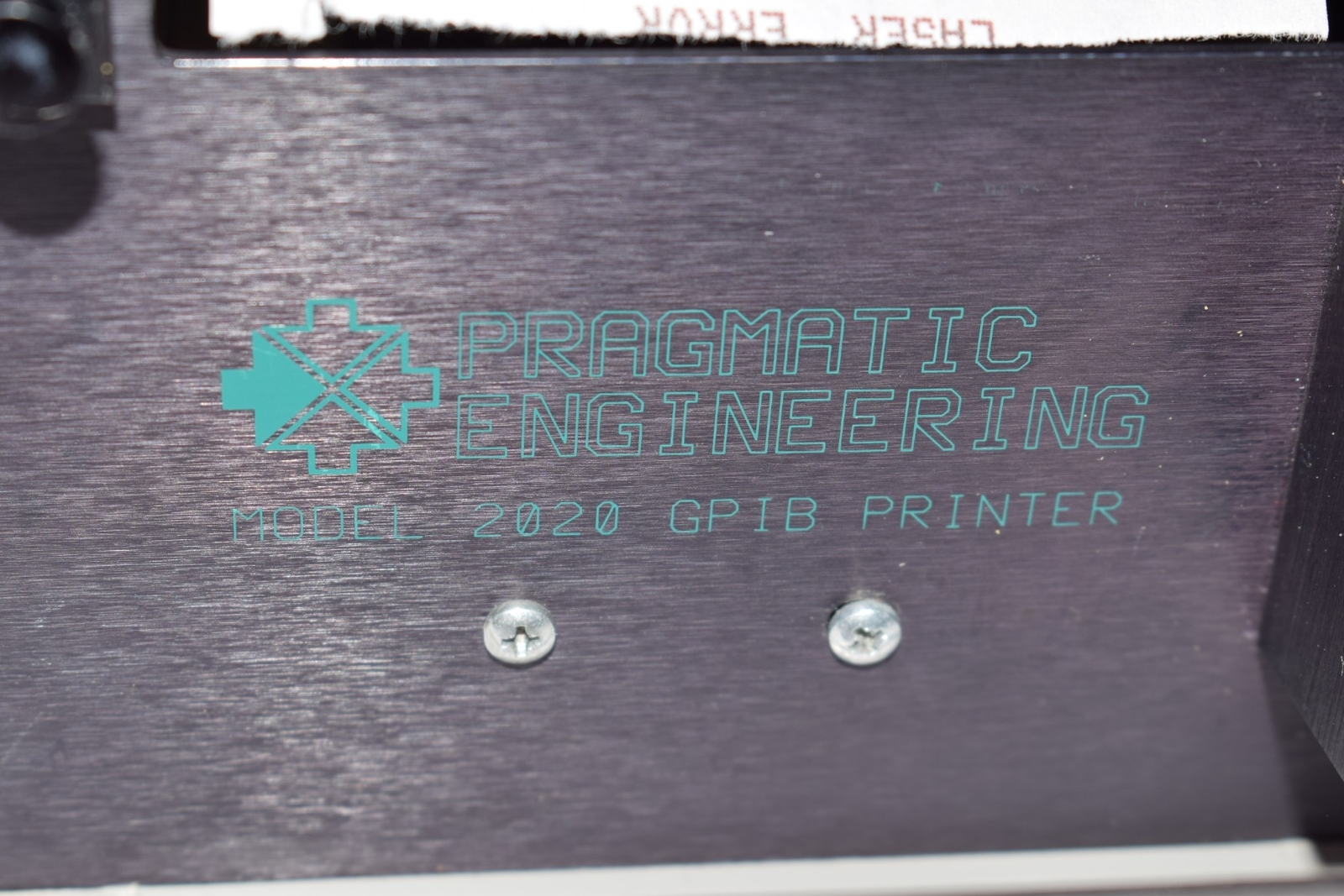 Ultratech Stepper, Pragmatic Engineering, Model: 2020 GPIB Printer