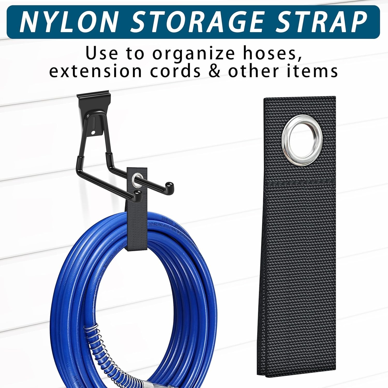 Slatwall Hooks Black 20 Pack Garage Wall Organizer Heavy Duty Durable Accesso…