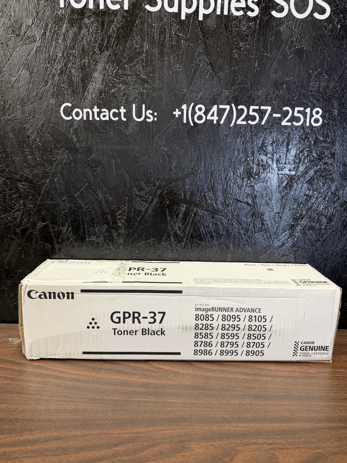 Canon 3764B003 GPR-37 Black Toner Cartridge 3764B003aa