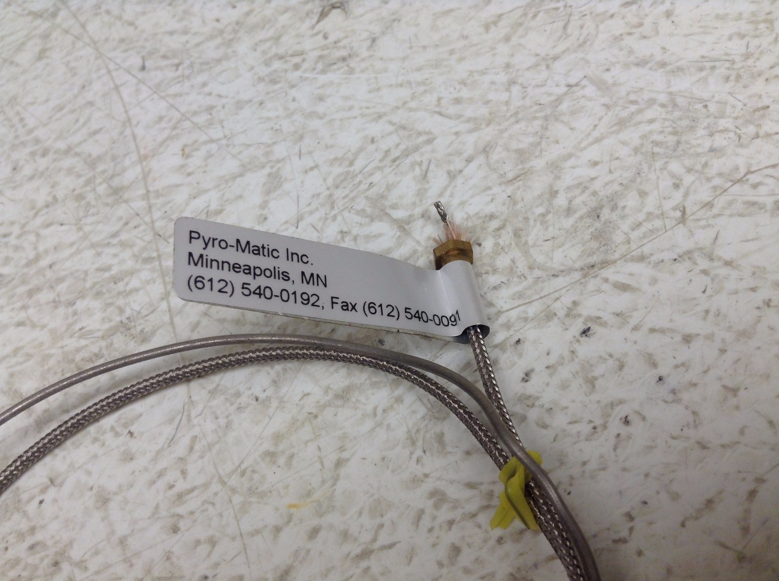 Pyro Matic MDK0U-EJ12A-00-F020Q Thermocouple 13503 MDK0UEJ12A00F020Q New (TB)