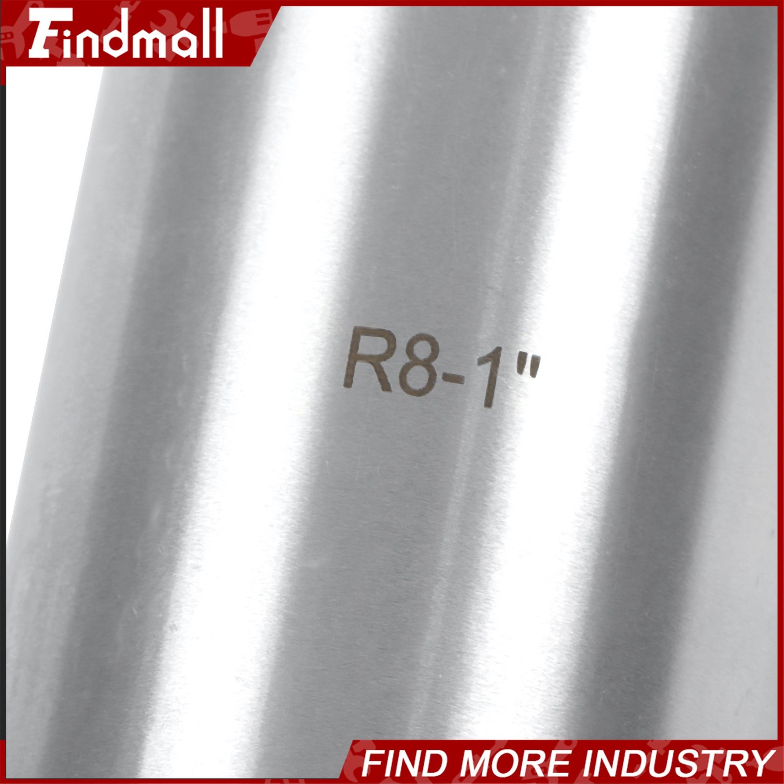 Findmall 1 Inch High Precision R8 End Mill Adapter Holder Milling Cutter Tool