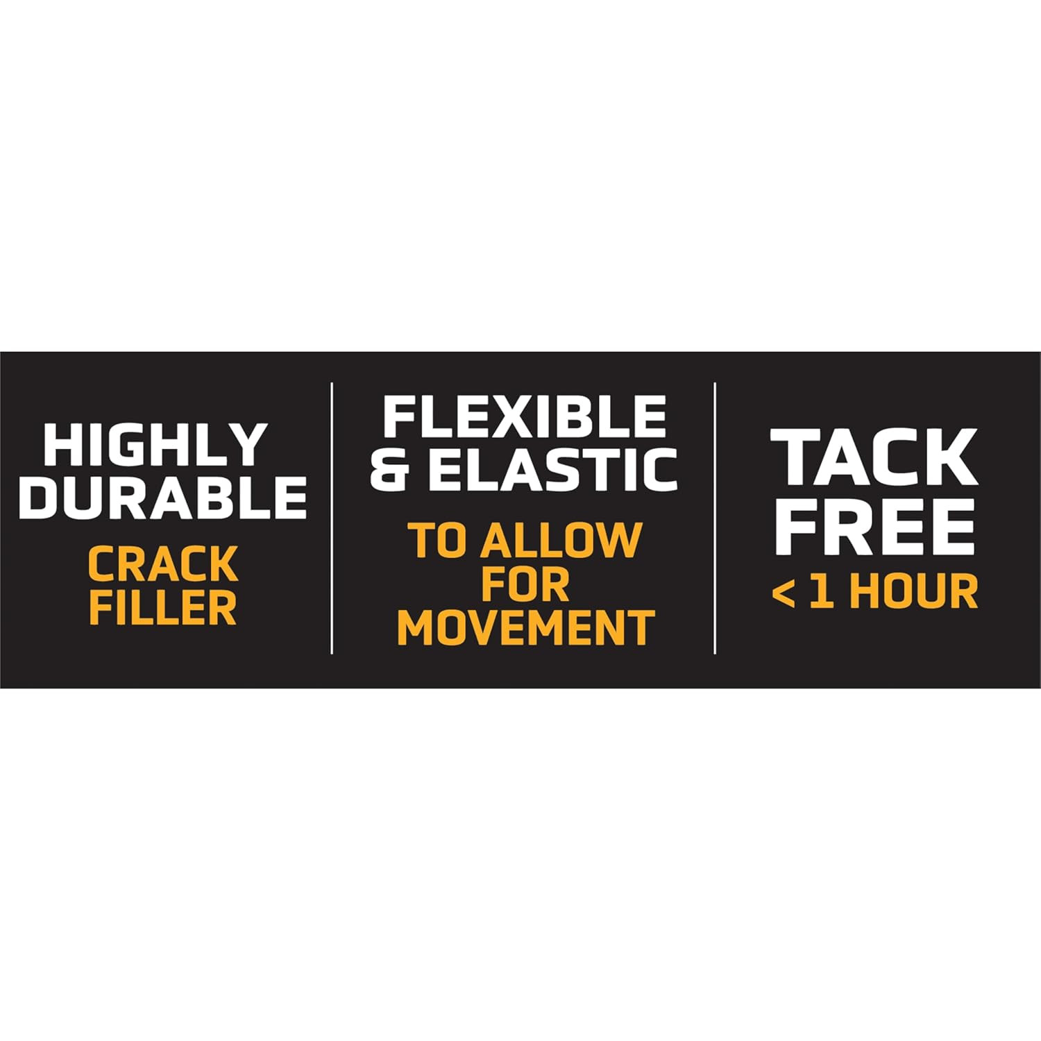 flex 411 Hybrid Self-Leveling Sealant Black 10.1 Oz Crack Filler