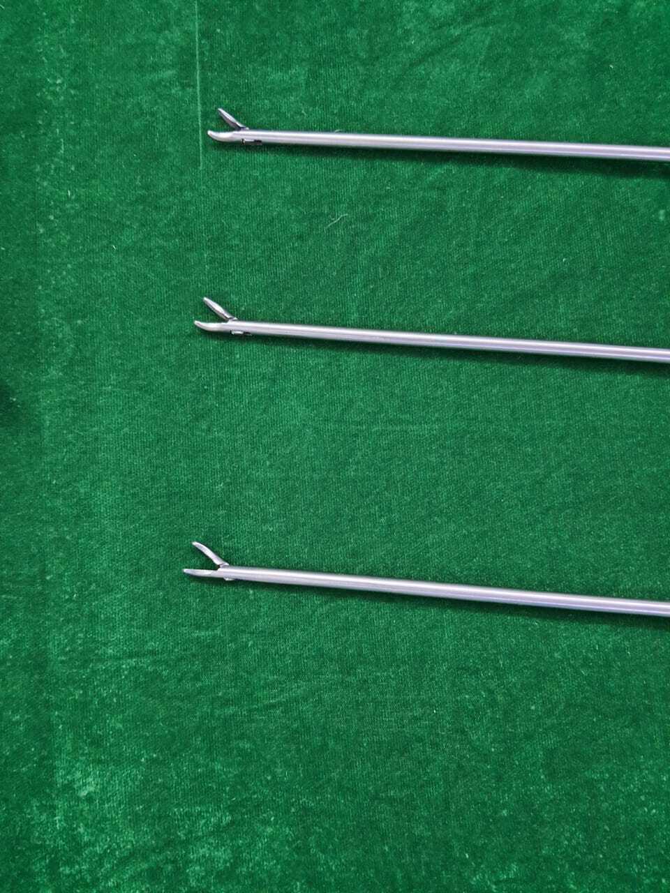 3pc Laparoscopic Curved Needle Holder 5mmx330mm Reusable Instruments