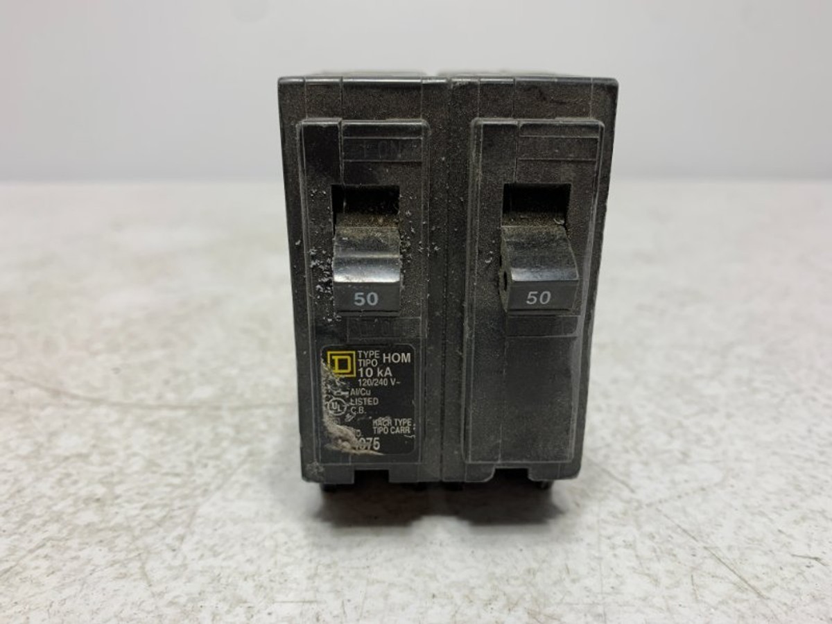 Square D HOM250 Circuit Breaker 50A 2-Pole 120/240V