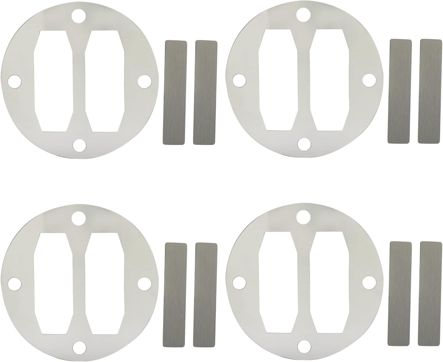 4 Sets Air Compressor Head Gasket Reed Valve Kit Central Pneumatic