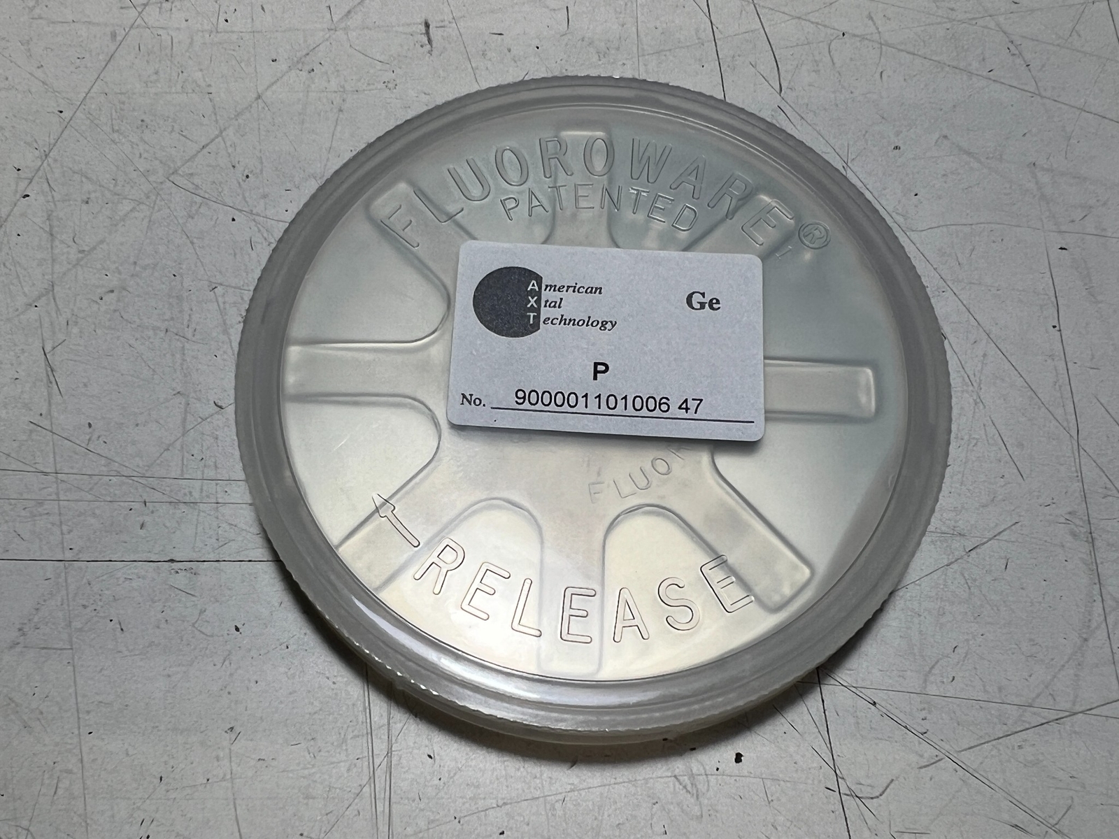 American Xtal Technology Germanium Ge Wafer P-doped 75mm Polished/Ground