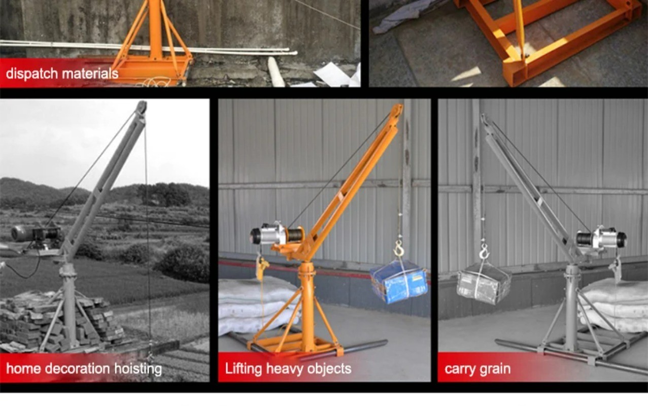 Miniature Electric Hoist, 220V, Household Small Lifting Machine, Lifting Unit