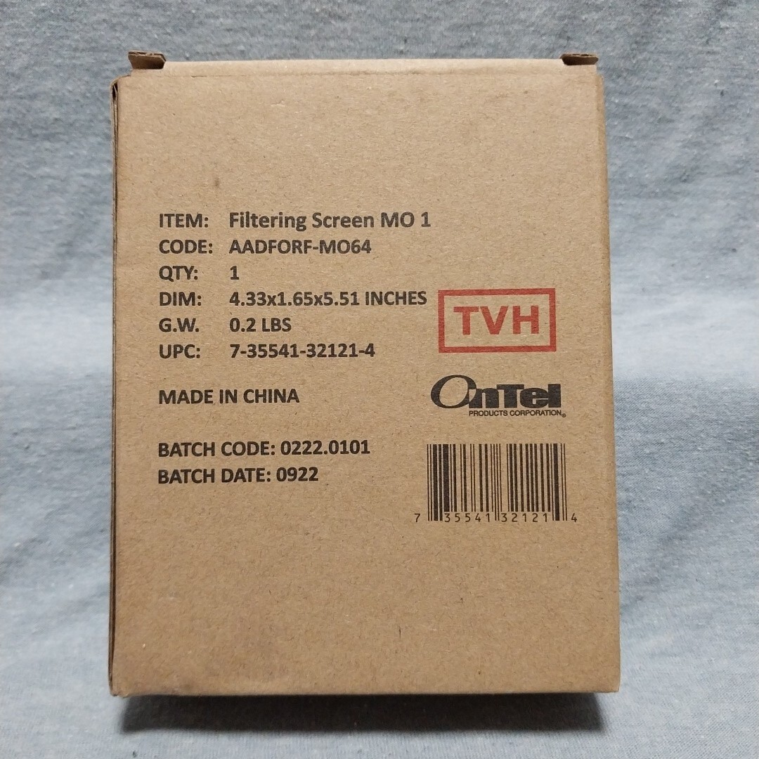 OnTel Filtering Screen MO 1 AADFORF-MO64