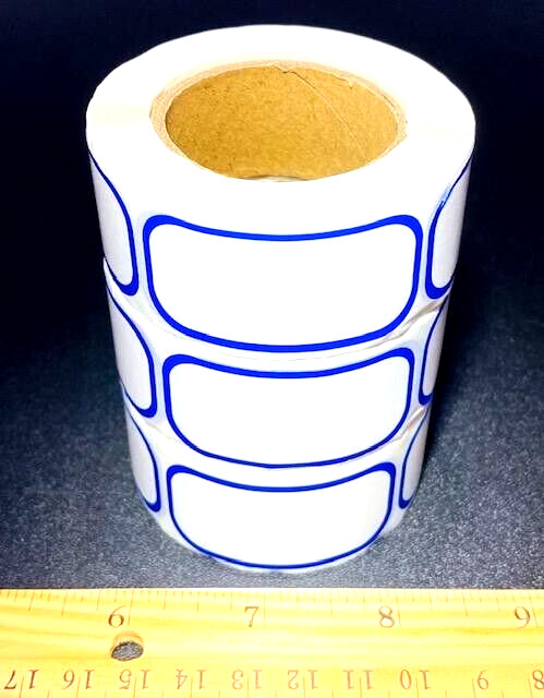 WAIT! 3 ROLLS ⭐CLASSY BORDER⭐ ALL PURPOSE 2″ ADHESIVE PRICE LABELS STICKERS TAGS
