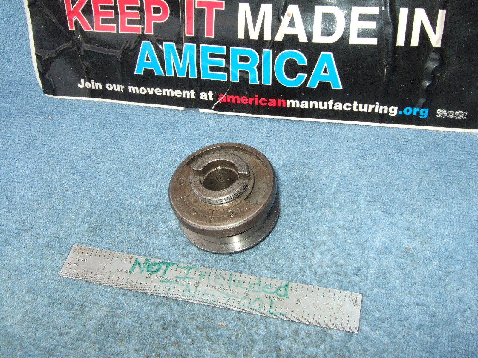 GRINDING WHEEL ADAPTER BALANCING ARBOR MAY FIT TOOL&CUTTER GRINDER SMALLER TAPER