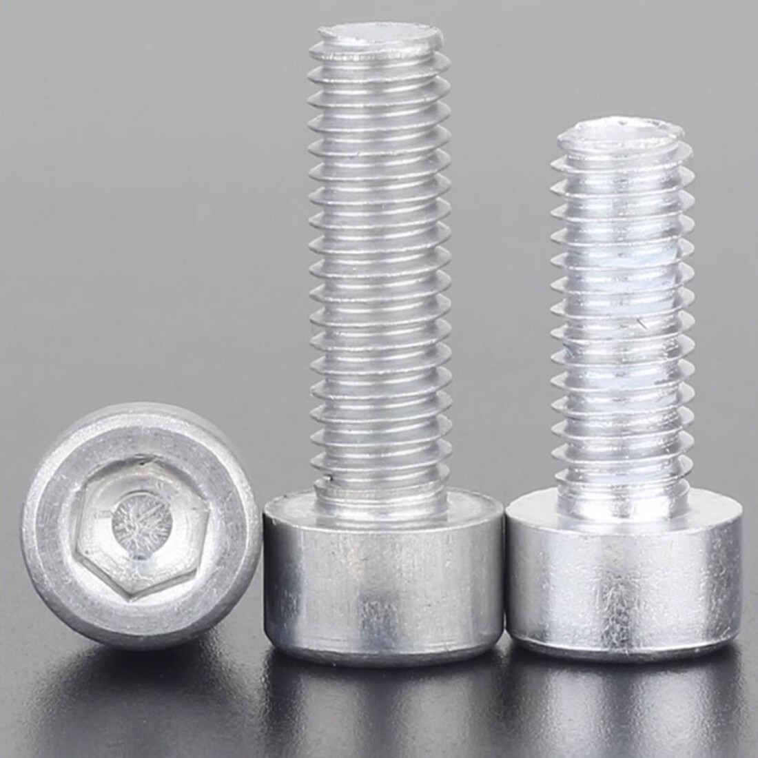 M3 M4 M5 M6 Aluminum Alloy Socket Cap Screws – DIN Allen Key Hex Socket Bolts