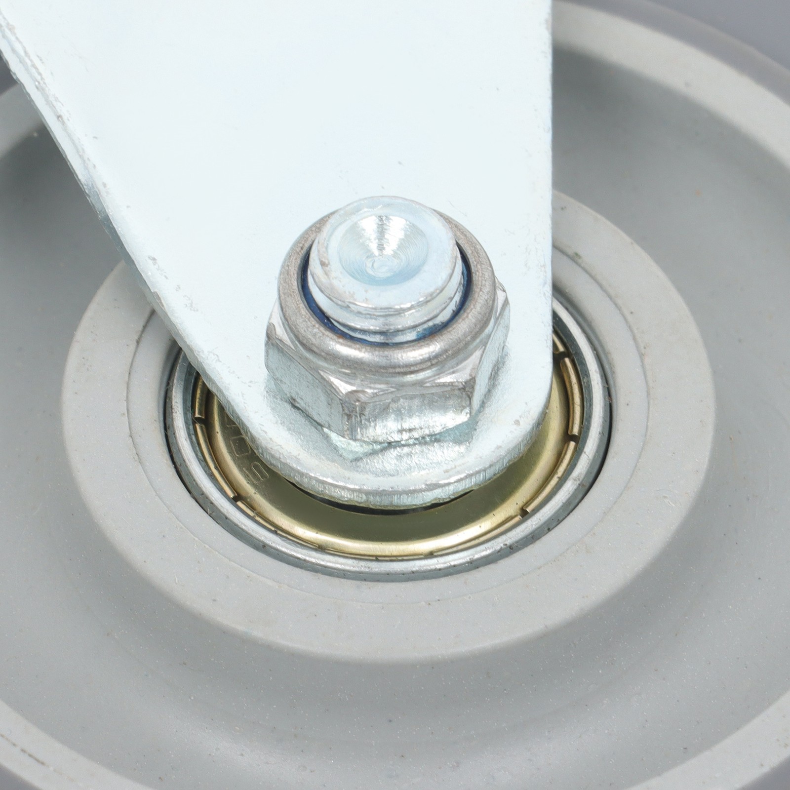4 Pack Grey 4 Inch Swivel Caster Wheels 1200 Lbs Heavy Duty With Diagonal Bar