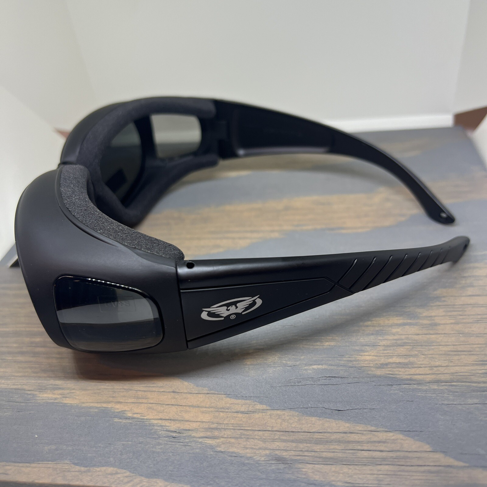 Global Vision Outfitter Fit Over Safety Glasses Padded Shatterproof Smoke Tinted