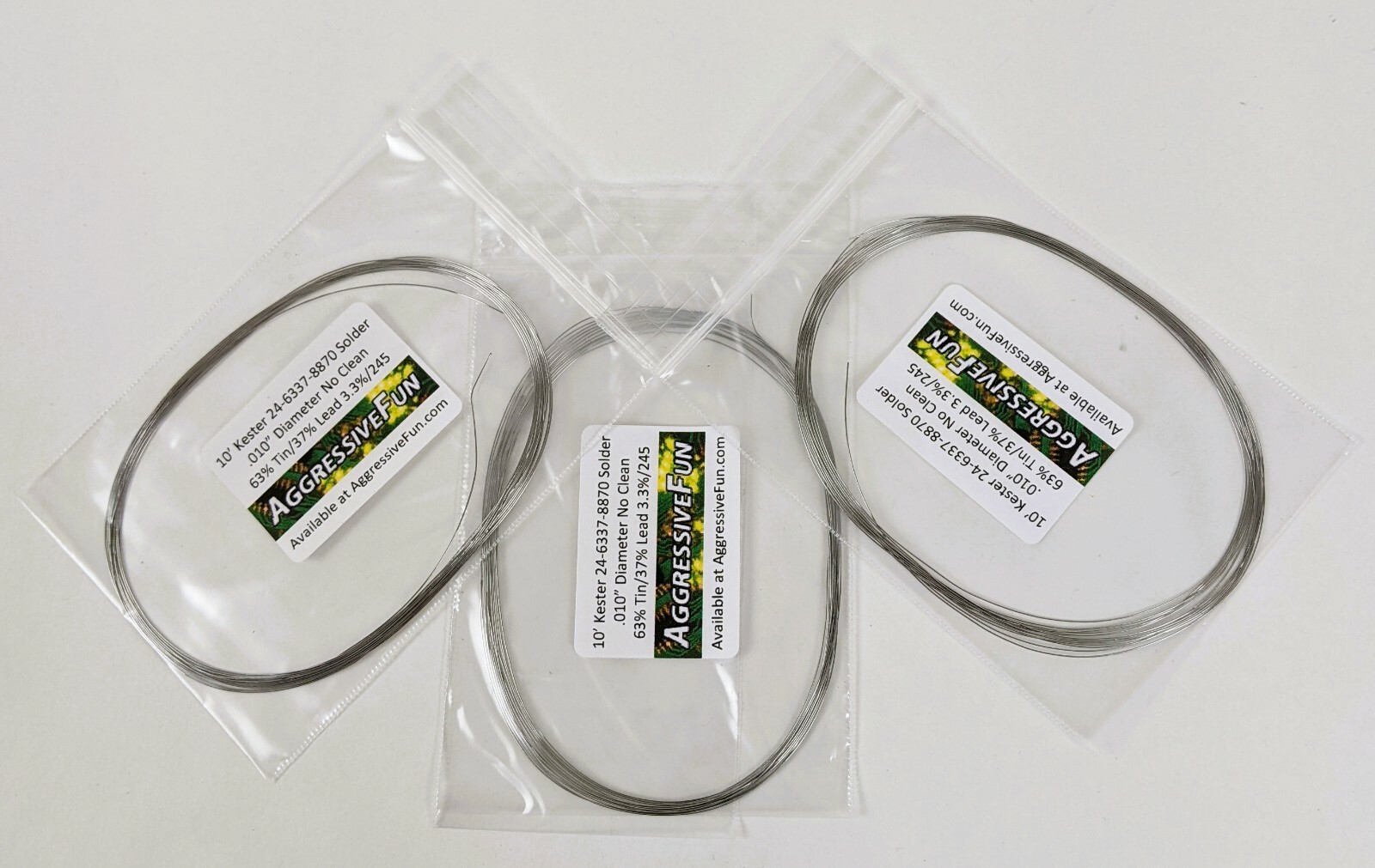 Tiny SMT Solder Kester No Clean 245 Core .010″ 63/37 Eutectic 24-6337-8870 30ft