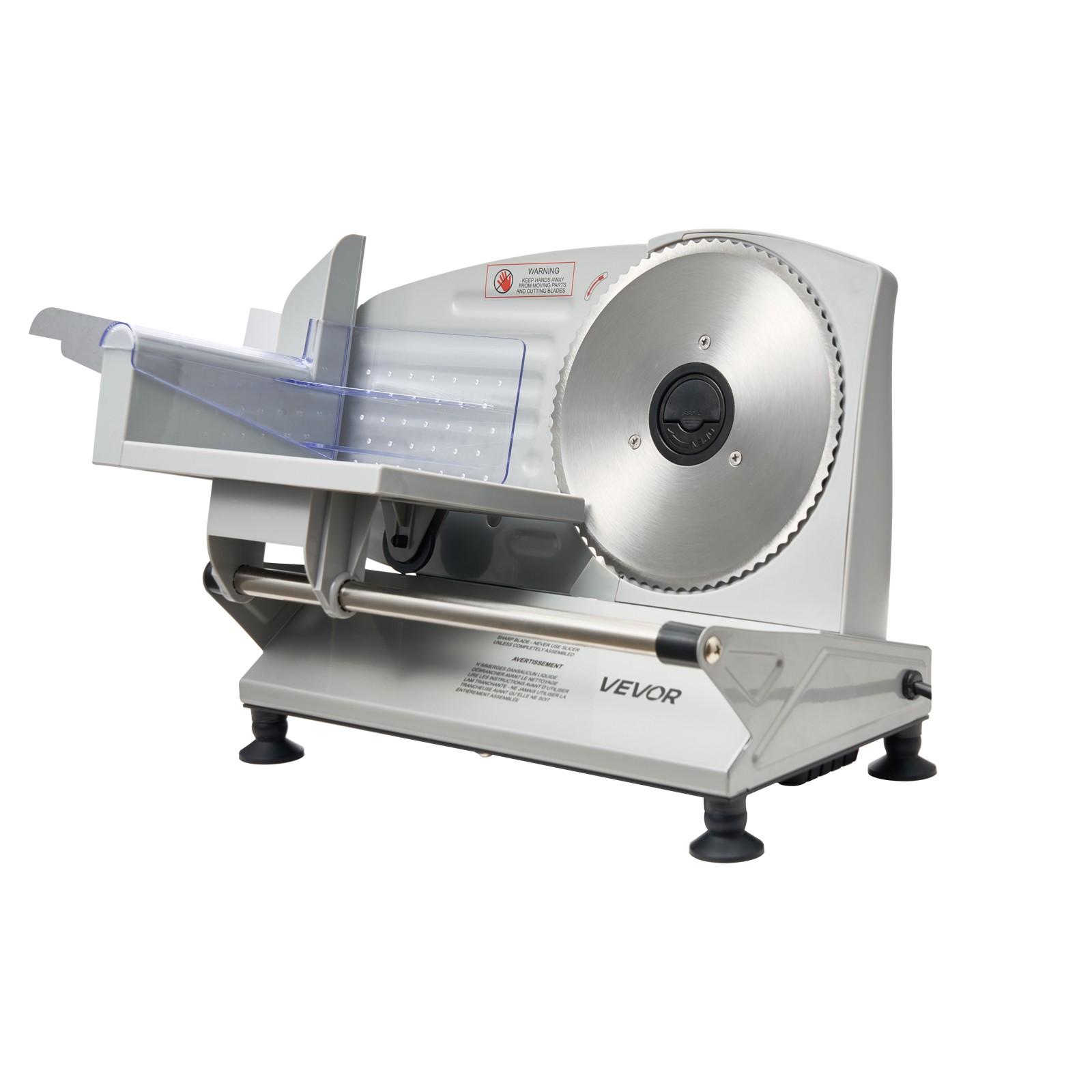 VEVOR Meat Slicer Electric Deli Slicer Machine 150W 6.7 in Sharp Blade for Home