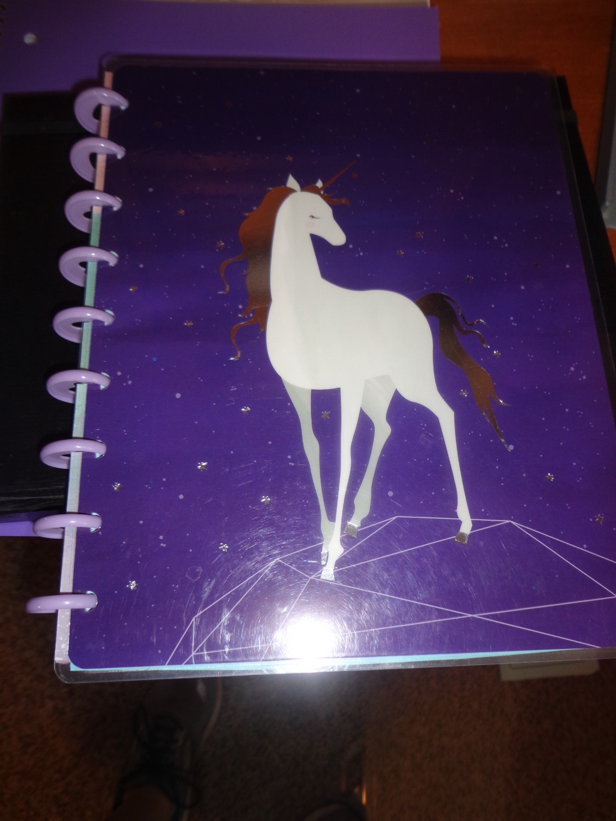 The happy planner Unicorn Collection! dot grid paper Notebook. Journal/Tabbed