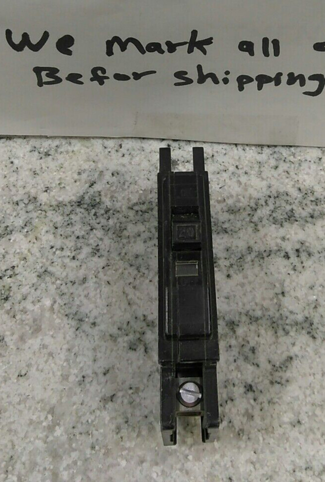 SQUARE D/BREAKER/ QOU120/ 1POLE/20A/ 120/240VA/TYPE QOU/ OLD STYLE/USE(36C2UP