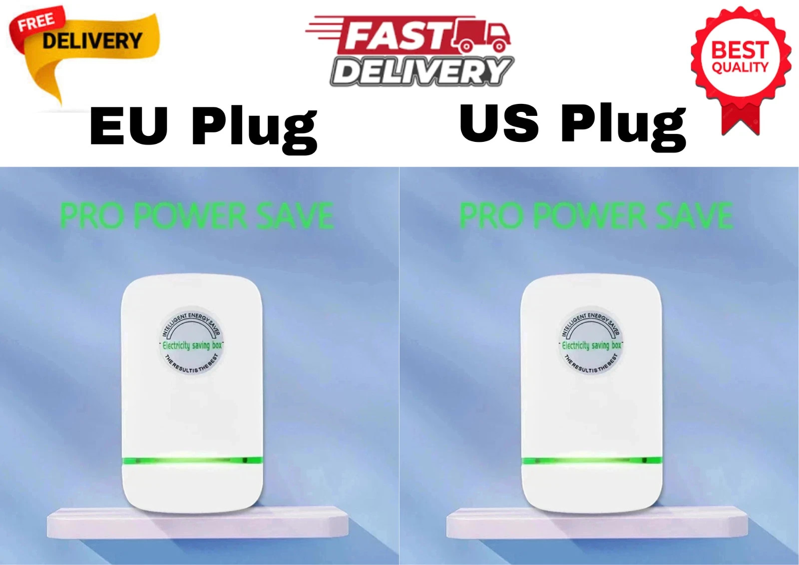 1PCS US Plug-In Power Box with US Plug, Wide Voltage Range 90–250V, 2026 Design