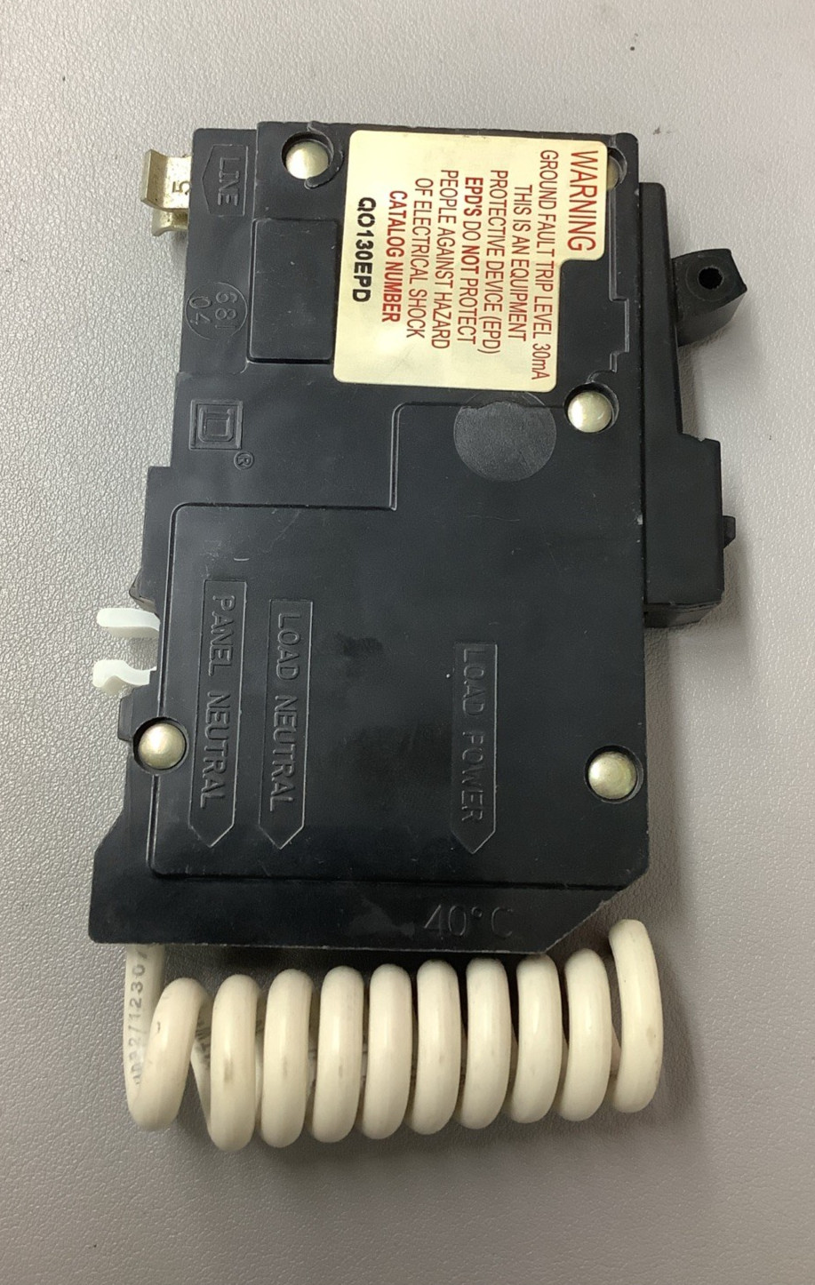 Square D QO130EPD GFEP Circuit Breaker 30A 120VAC (b134)
