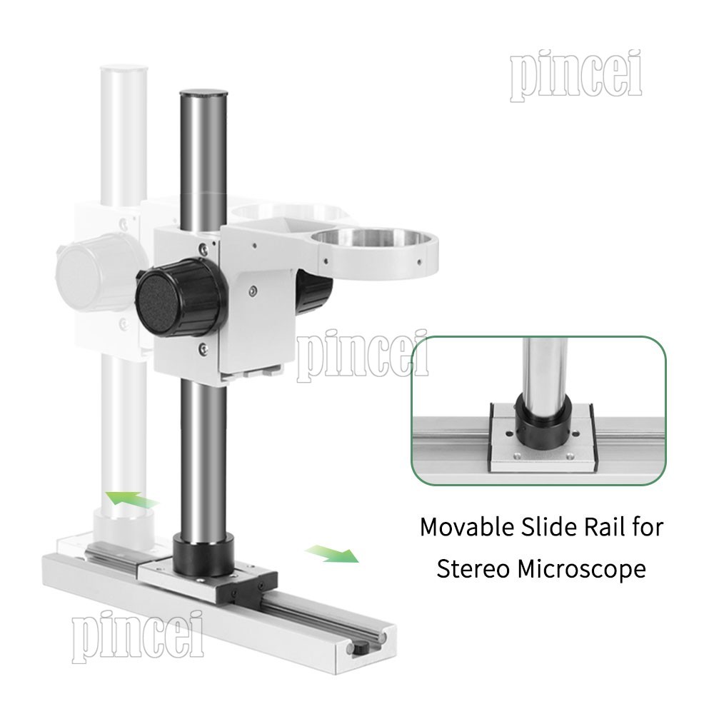 HY-5100-HG7045 7-50X Slide-rail Base Microscope Stand Digital Camera