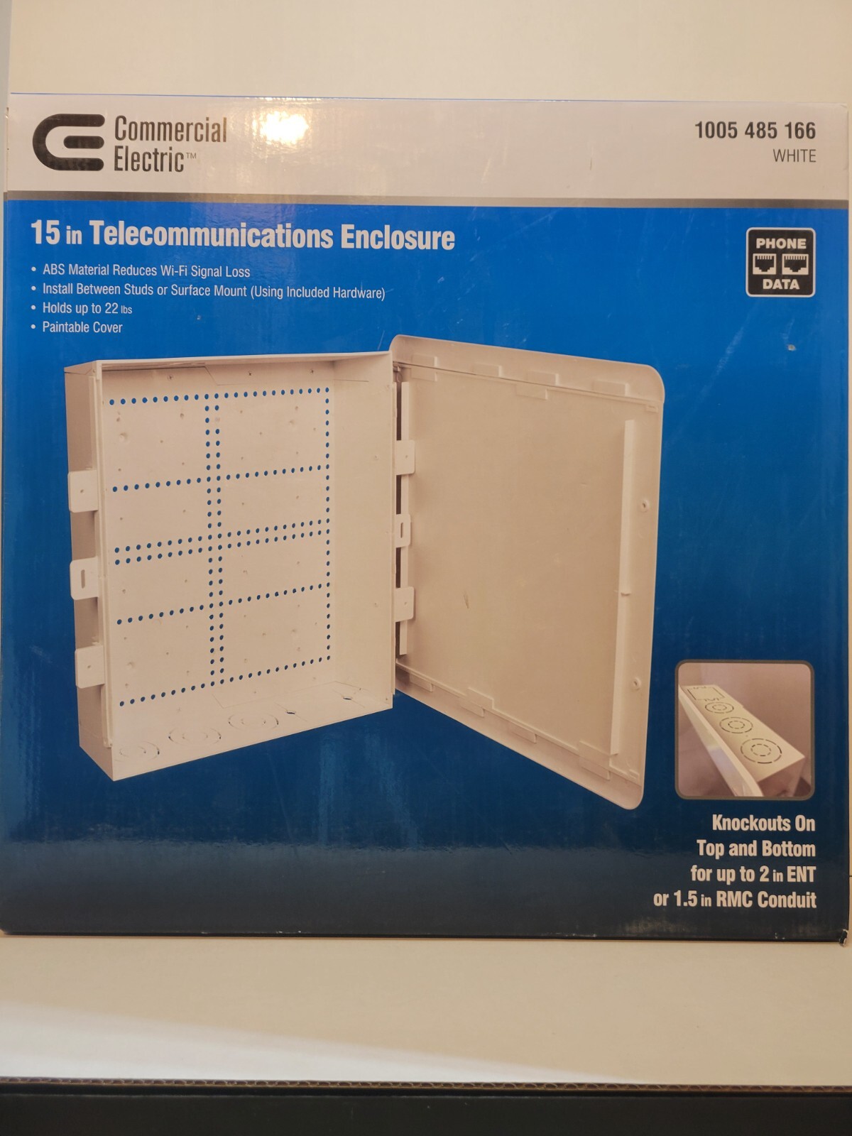 Commercial Electric 15 in. Telecommunication Enclosure 5516-VN New and Sealed