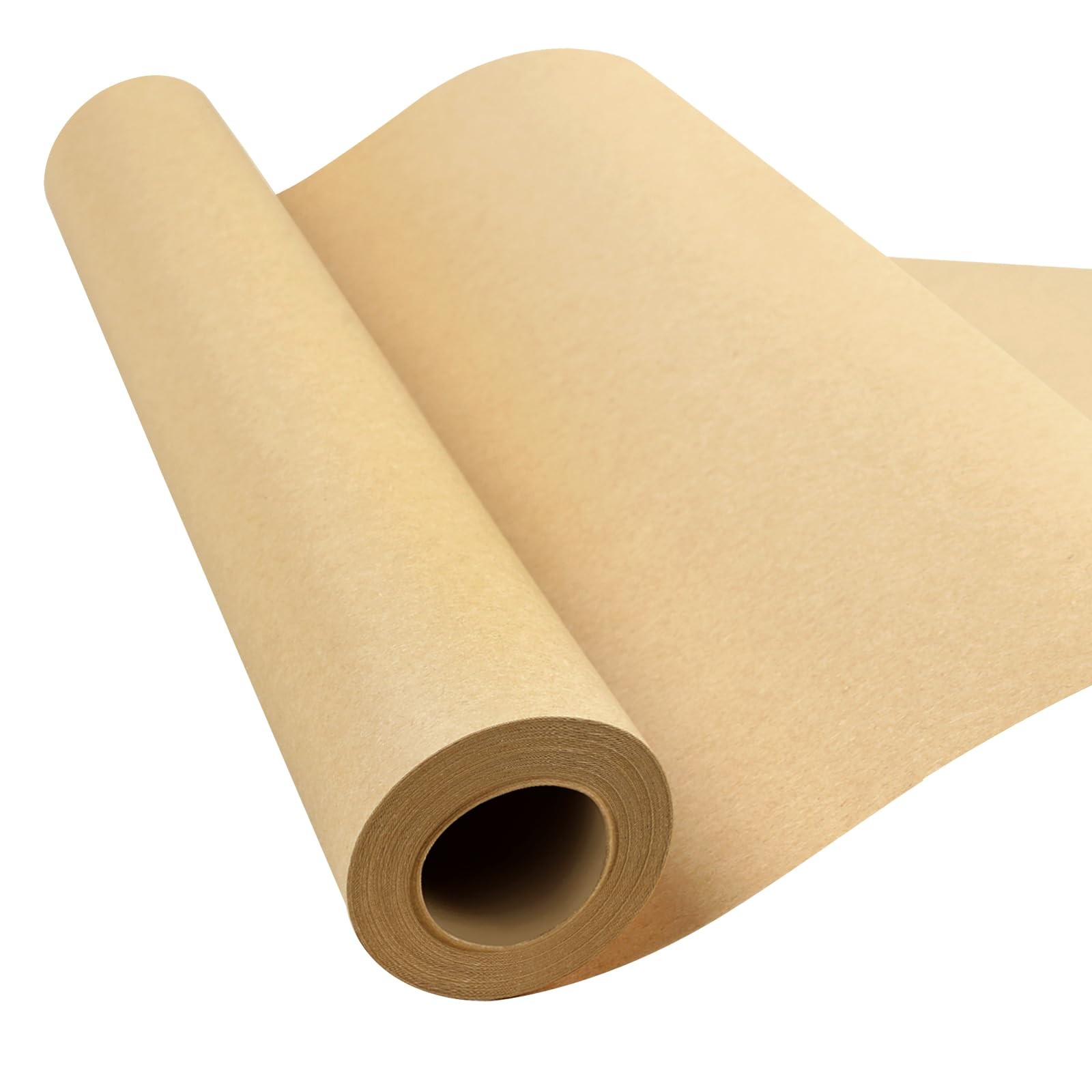 15″×400″ Brown Paper Roll, Wrapping Paper, 1 Count (Pack of 1),
