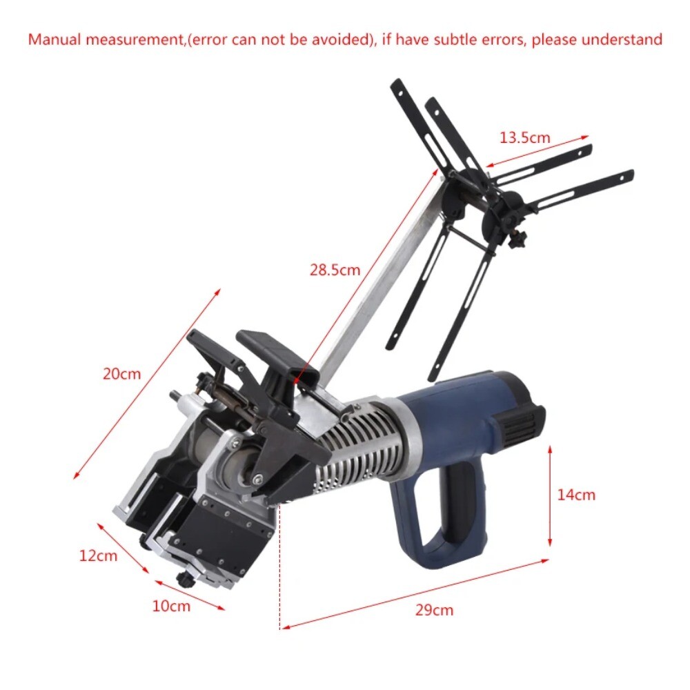 MT985 Small Portable Edge Banding Machine Curve Straight Manual Edge Bander