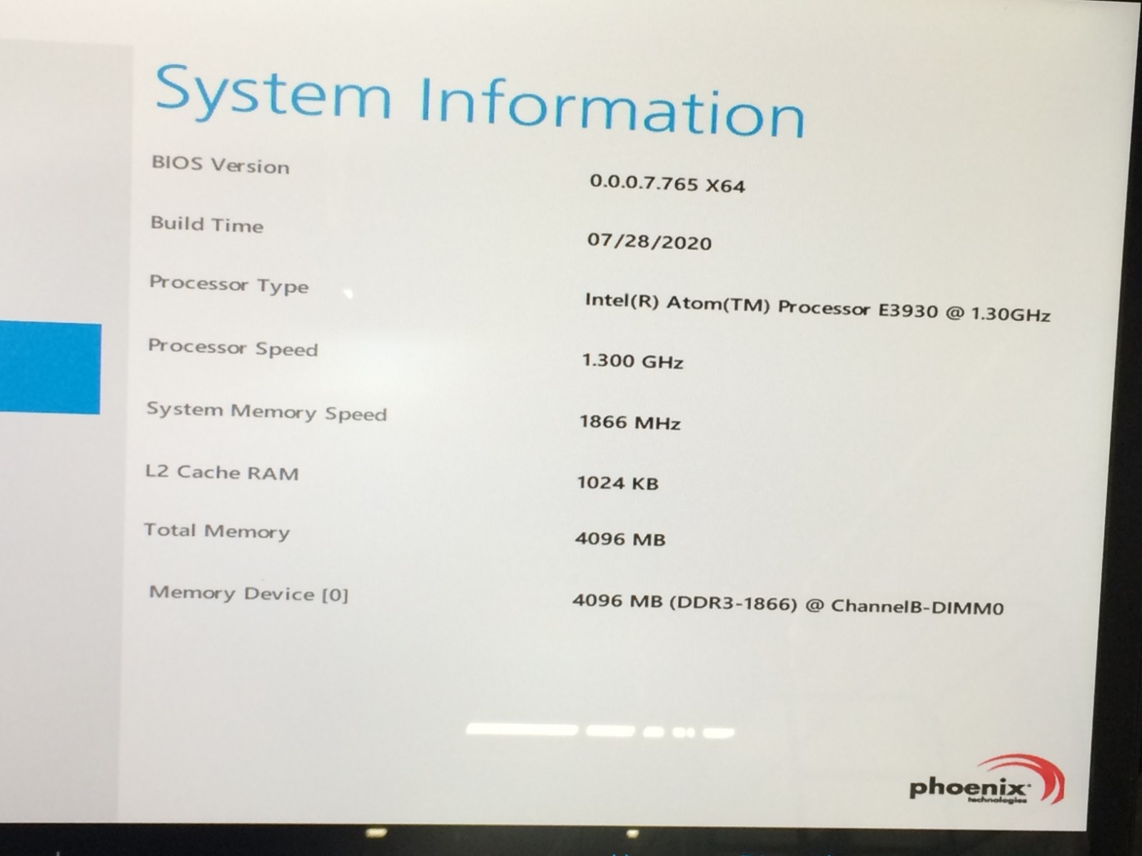 Oracle Micros Express Station 4 Intel Atom E3930 1.3GHz 4GB Ram Windows 8204000