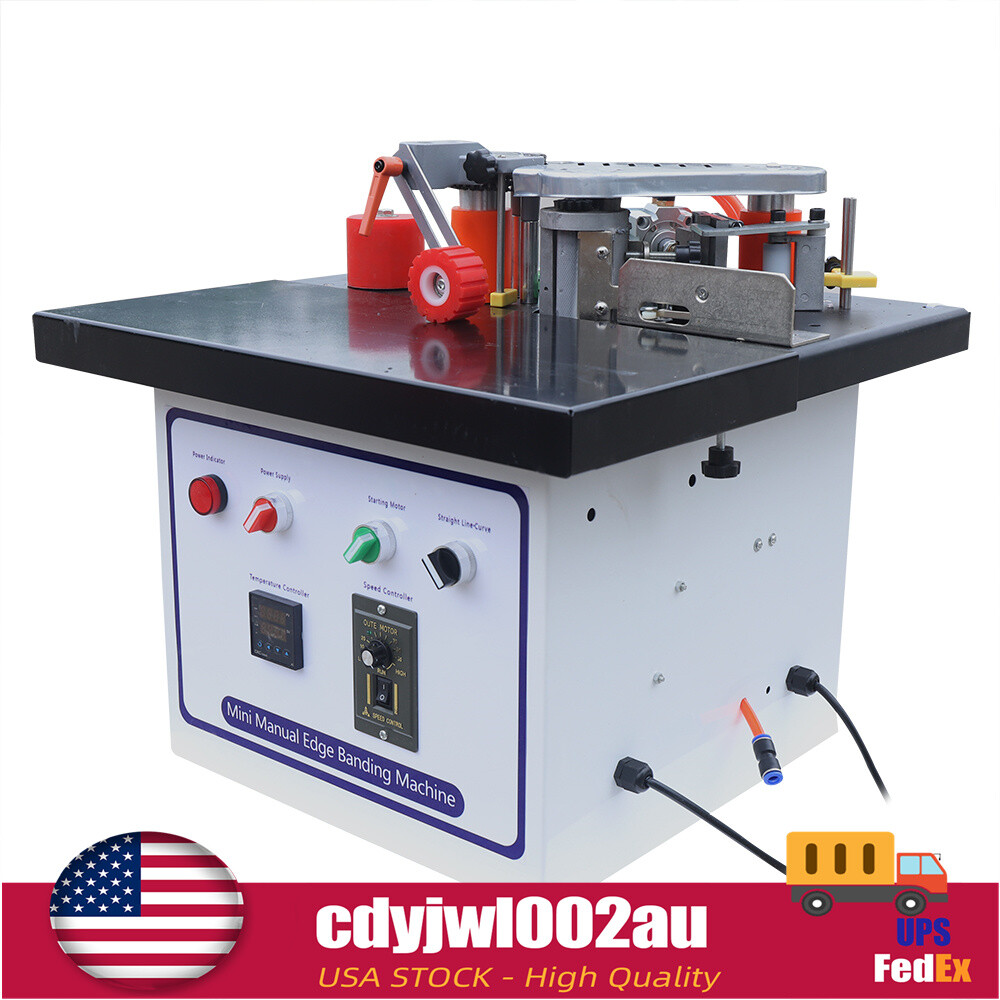 1200W, Self Cutting Edge Banding Machine Double Gluing Edge Banding Machine NEW