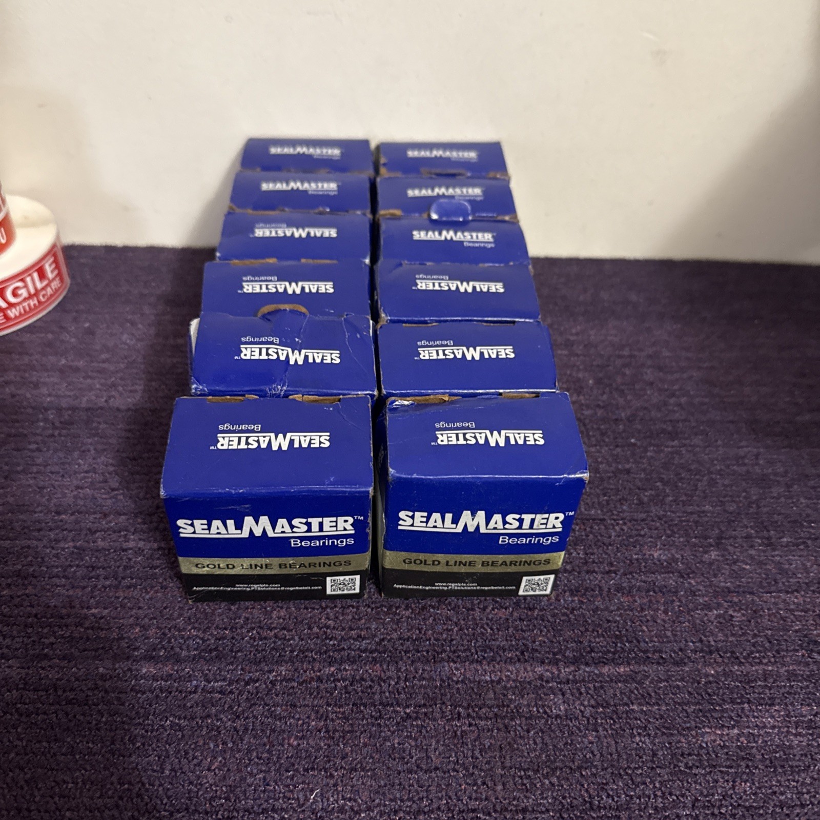 Regal Beloit SealMaster Gold Line ER-12 bearing 3/4 Lot Of Two New In The Box