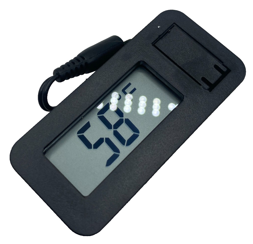 LOT OF 2 DIGITAL THERMOMETER LC58 Panel Mount Temp Thermometer 40/0/230ºF