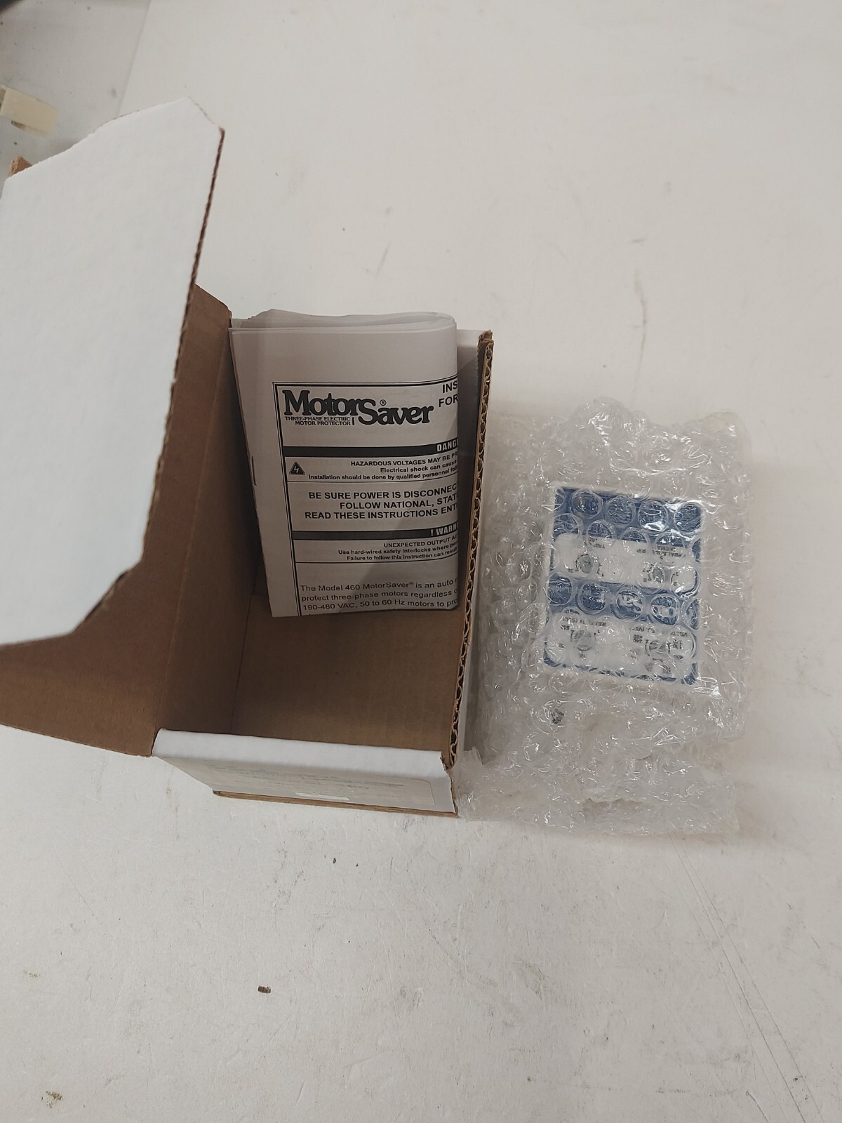 MotorSaver MS460 Motor Protector Model 460 190-480 VAC 60Hz 3Ph ! NEW IN BOX