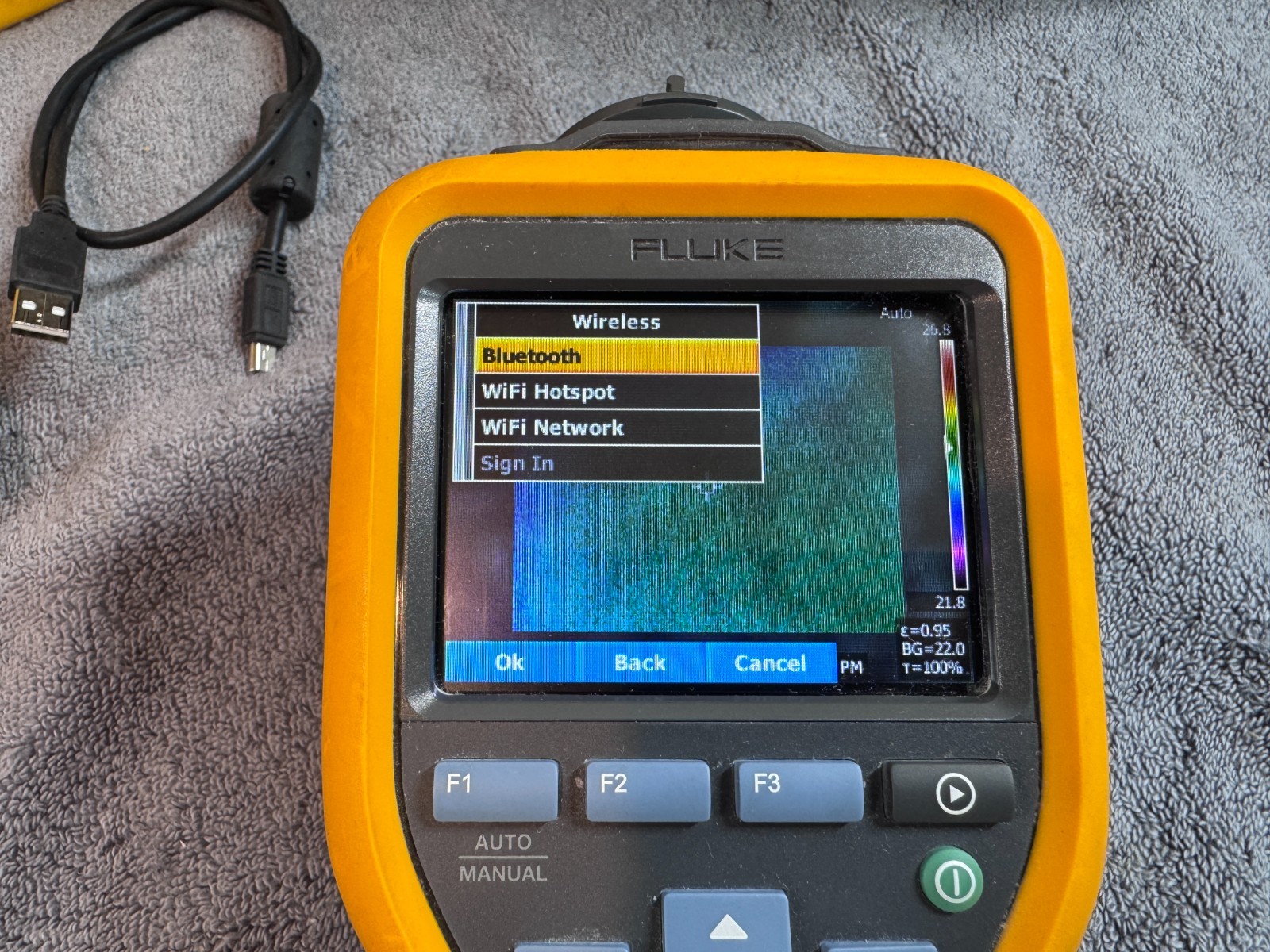 Pre-Owned Fluke TiS75 9Hz Thermal Camera Kit w/ Charger, 2 Batteries & Case